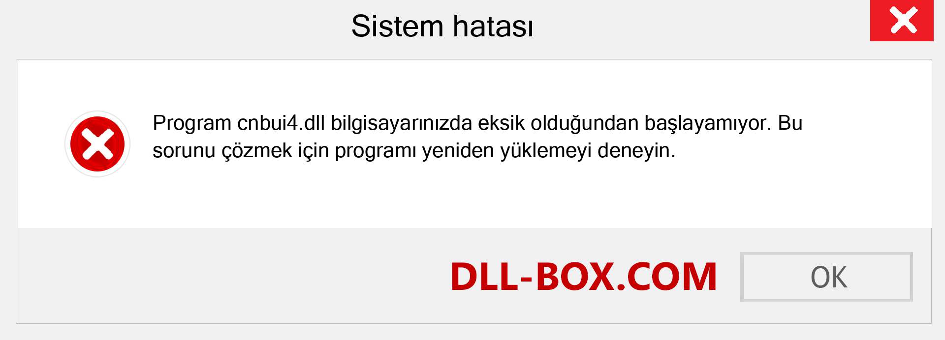 cnbui4.dll dosyası eksik mi? Windows 7, 8, 10 için İndirin - Windows'ta cnbui4 dll Eksik Hatasını Düzeltin, fotoğraflar, resimler